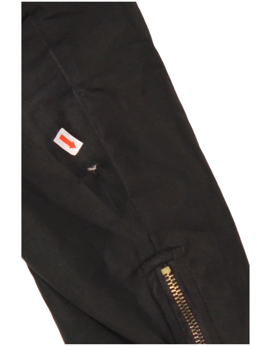 TRUSSARDI JEANS Dame Windbreaker Frakke IT 44 Medium Sort Polyester