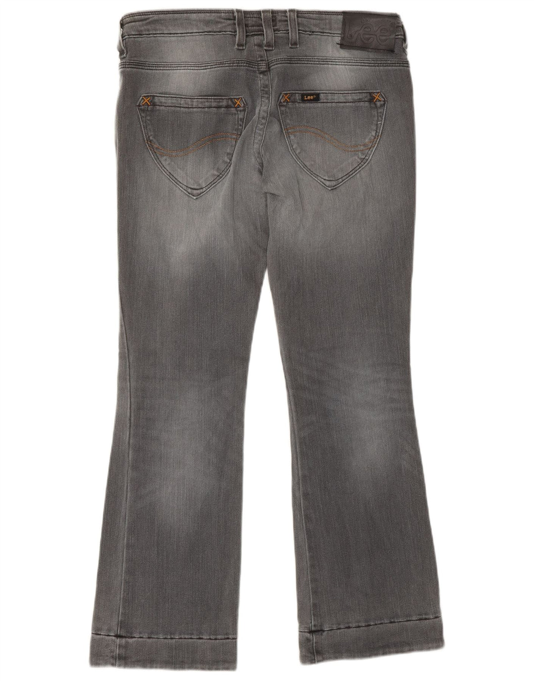 LEE Dame Bliss Crop Bootcut Jeans W29 L28 Grå Bomuld