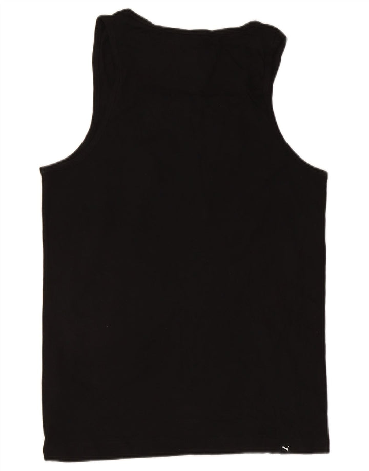 Puma Herre Grafisk Vest Top Medium Sort Bomuld