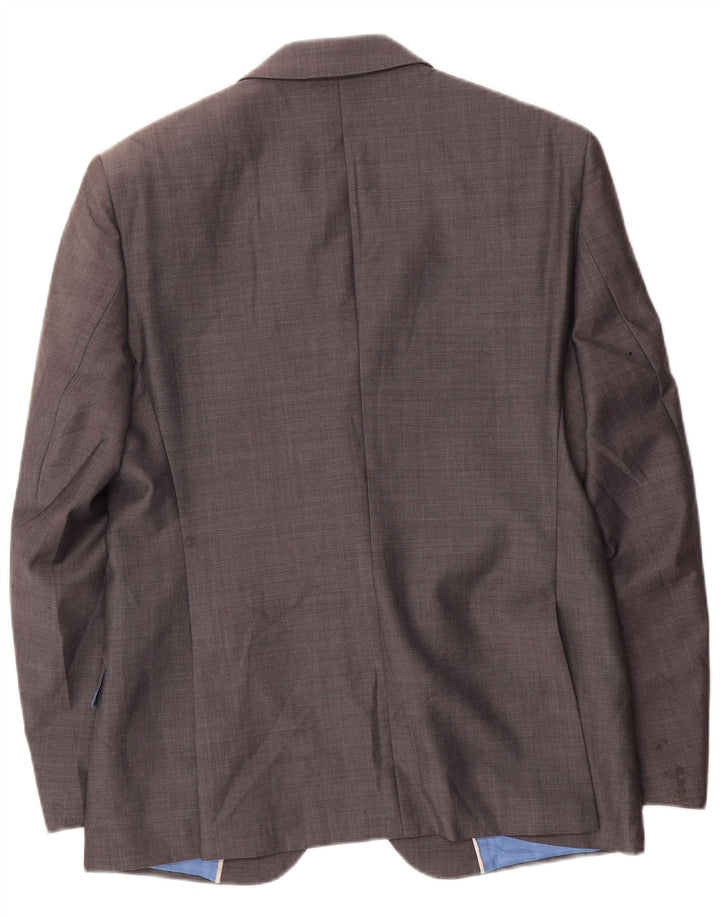 Marks & Spencer Herre 2-knaps blazerjakke UK 38 Medium Grey Wool