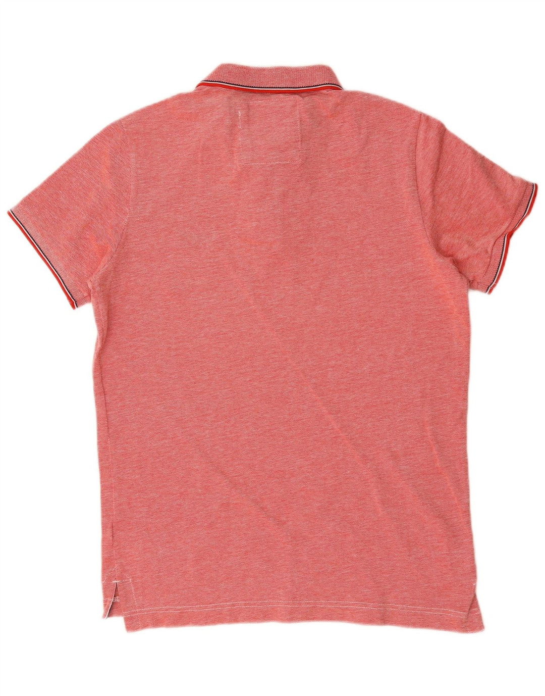 Superdry Polo Shirt til mænd, stor rød flækket bomuld