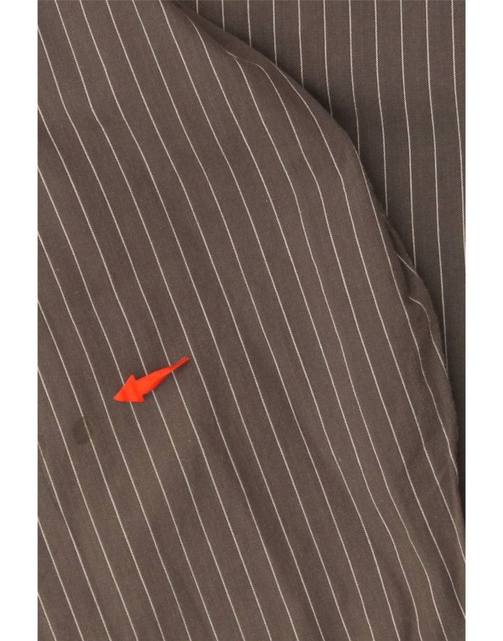 TOM TAILOR Herreskjorte XL Grå nålestribet bomuld