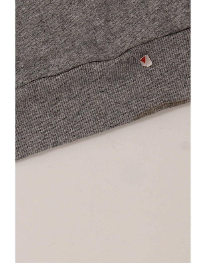 Adidas Dame Sweatshirt Jumper UK 12/14 Medium Grey Bomuld