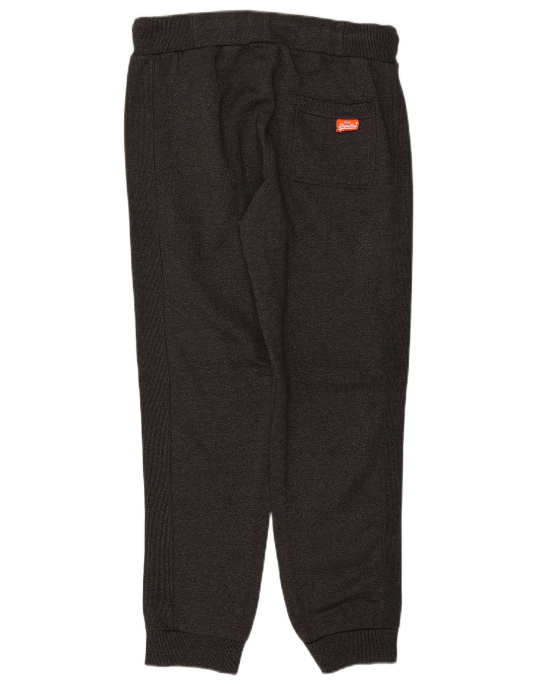 SUPERDRY Womens Slim Fit træningsdragt Bukser Joggers UK 14 Large Grå
