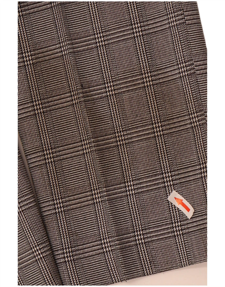 Calvin Klein Dame Casual Bukser US 10 Large W32 L29 Grå Houndstooth