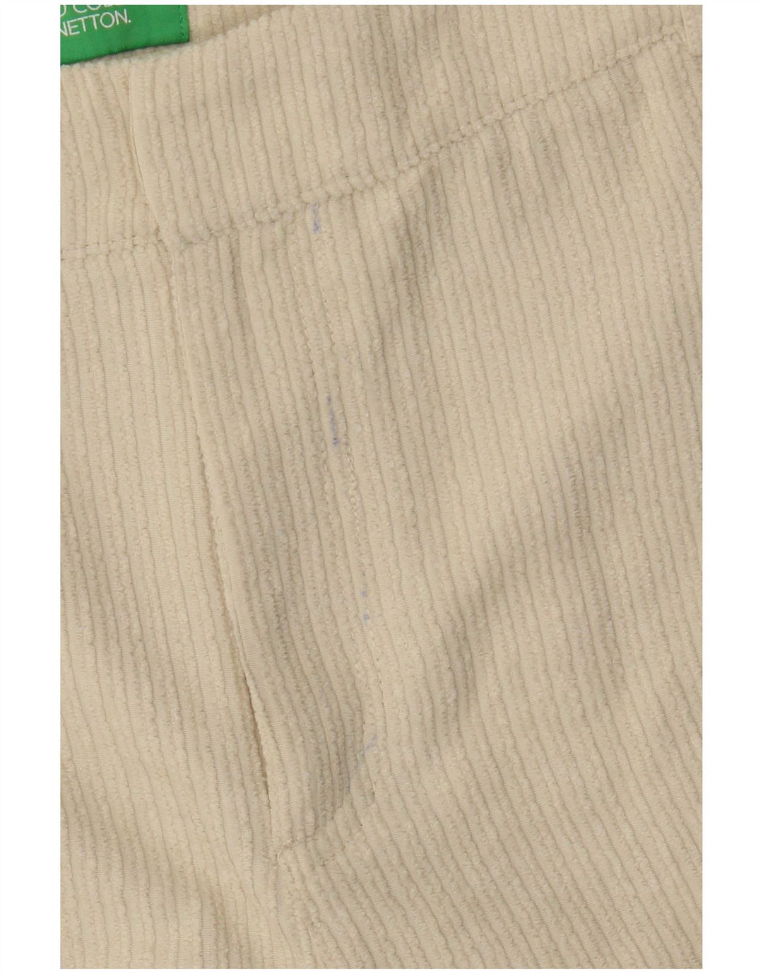 Benetton Womens Corduroy Shorts UK 12 Medium W28 Beige Polyester