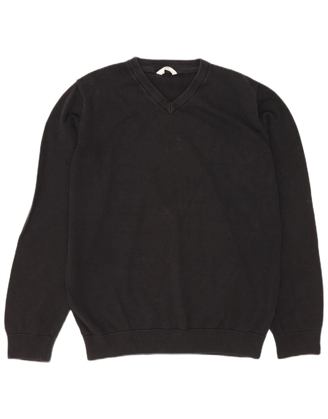 Marks & Spencer Boys V-hals sweater 14-15 år Sort bomuld