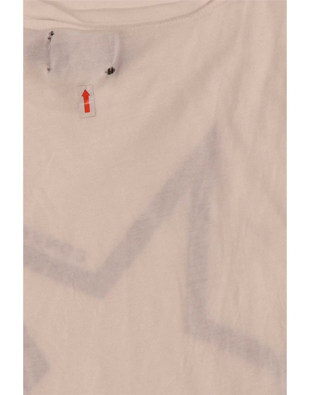 Converse Grafisk T-shirt top til kvinder UK 14 Stor hvid bomuld