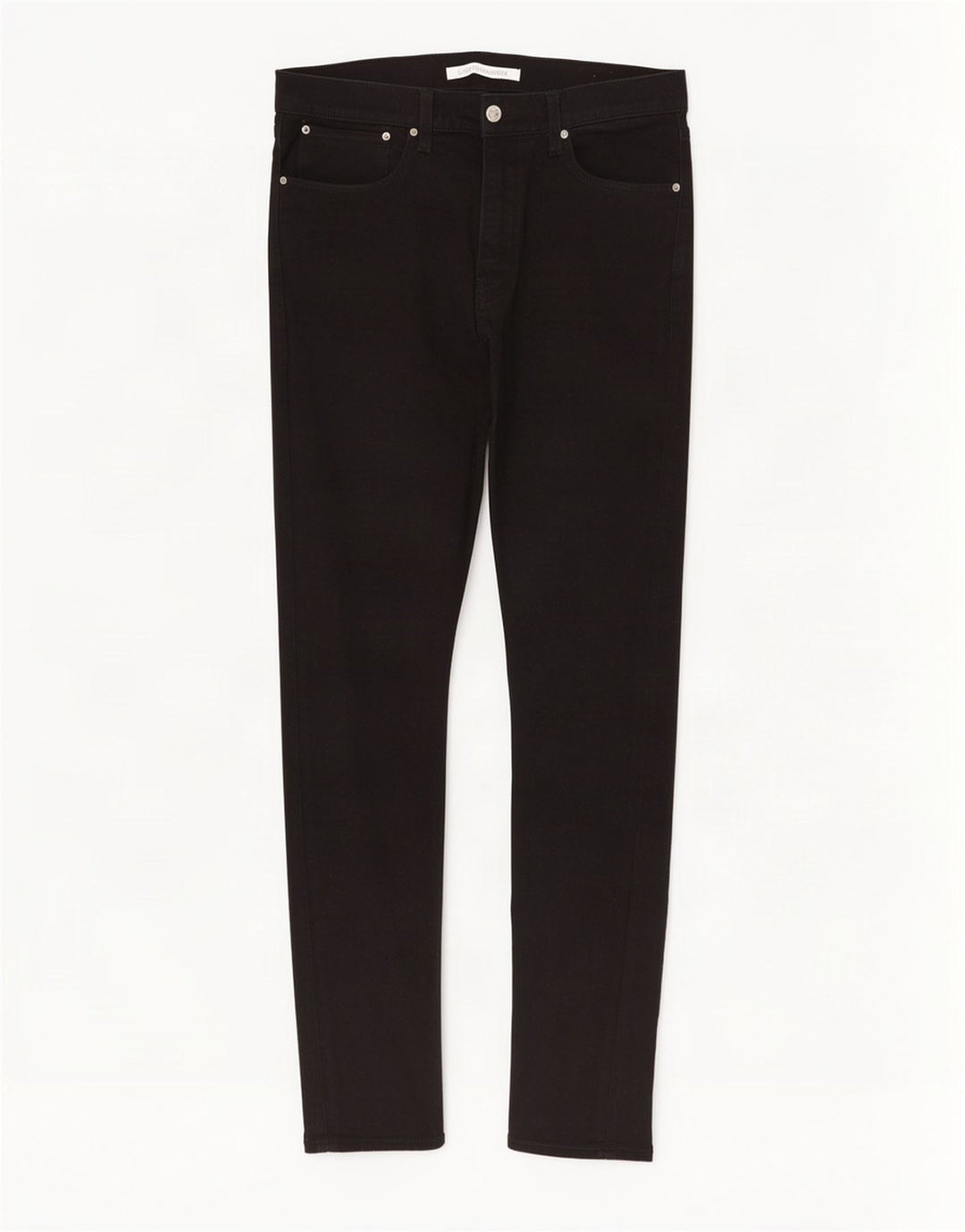 Calvin Klein Herre Slim Jeans W32 L34 Sort Bomuld