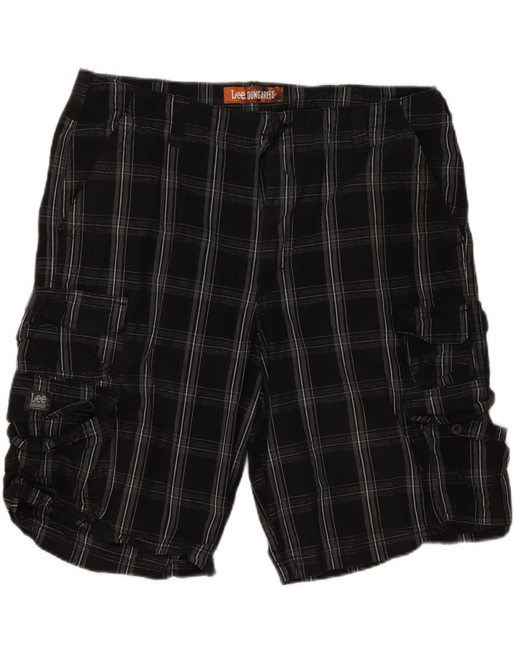 Lee Herre Cargo Shorts W40 XL sort ternet bomuld