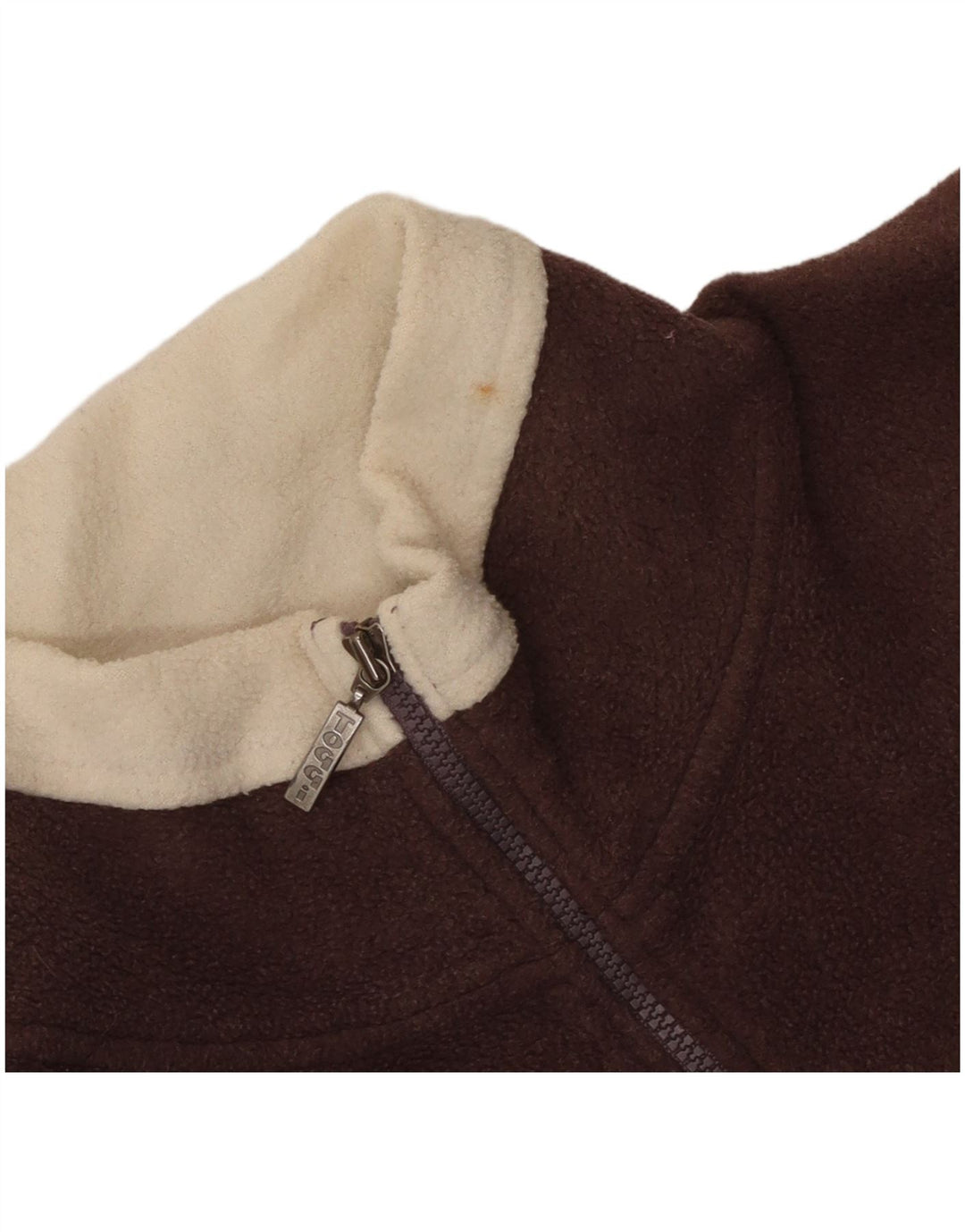TOGGI Fleece Jumper med lynlås til kvinder UK 12 Medium Brun Polyester