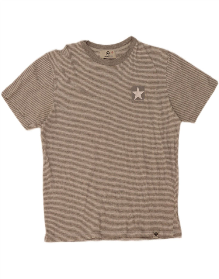 Converse Herre T-Shirt Top XL Grå nålestribet bomuld