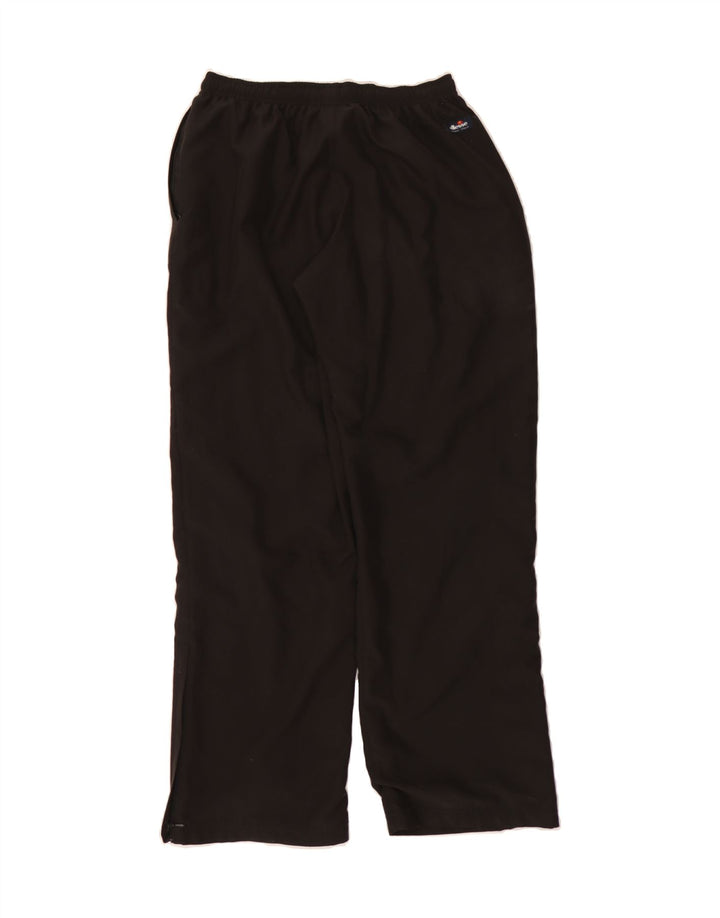 ELLESSE Womens Tracksuit Trousers UK 14 Medium Black Polyester Vintage Ellesse and Second-Hand Ellesse from Messina Hembry 