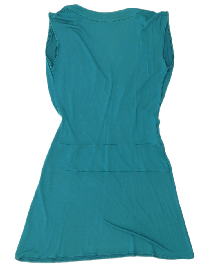 Max & Co. Dame ærmeløs A-line kjole UK 14 Medium Blue
