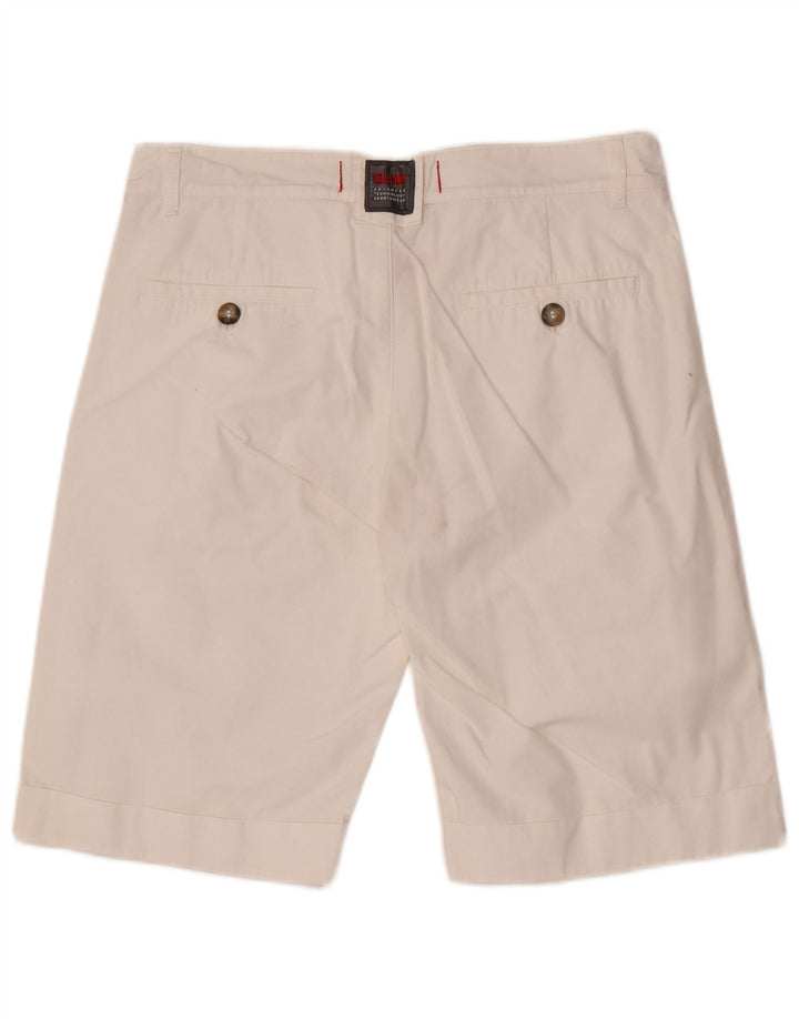 Slam Herre Custom Fit Chino Shorts IT 48 Medium W32 Hvid Bomuld