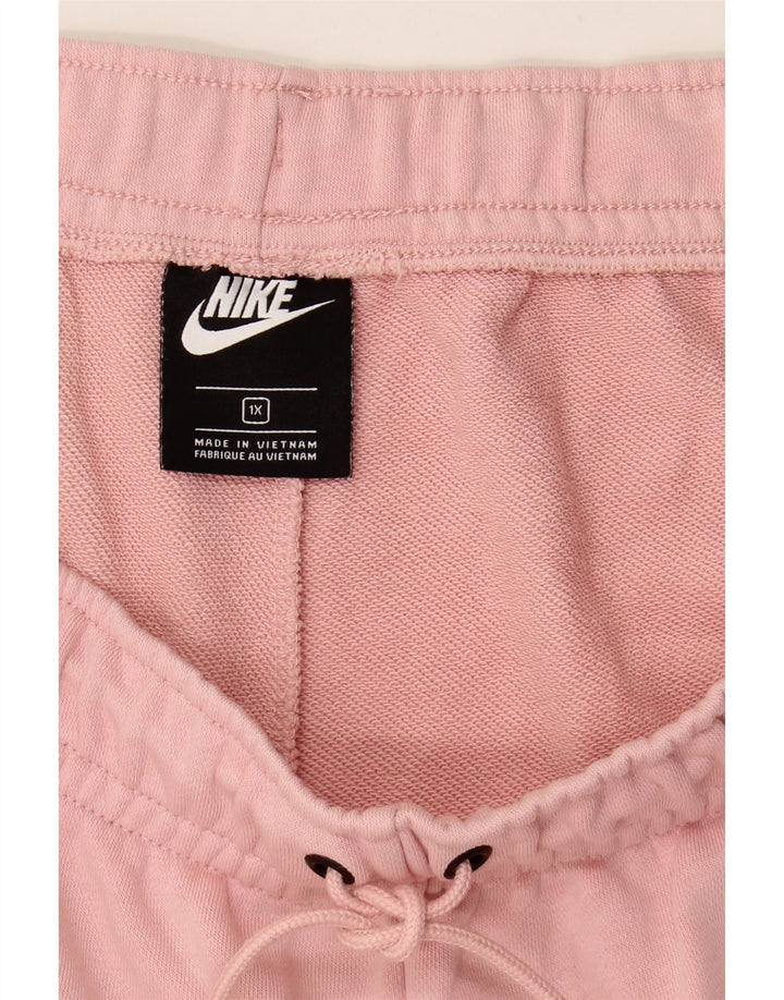 NIKE sportsshorts til kvinder UK 18 XL Pink Bomuld