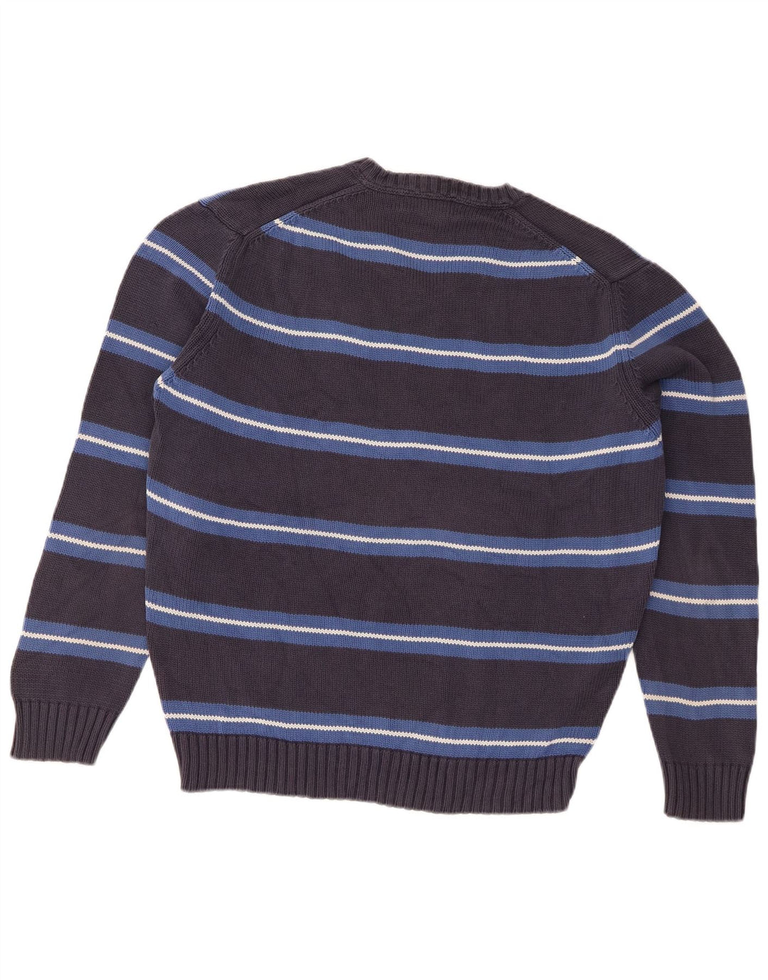 Zara Herre V-hals sweater Stor Grå Stribet