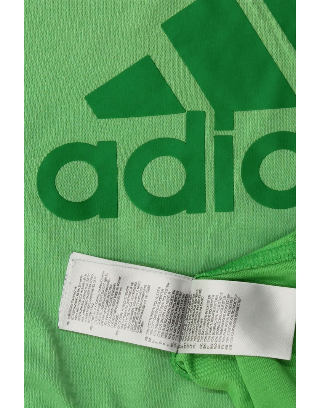 ADIDAS Grafisk T-shirt til mænd, stor grøn