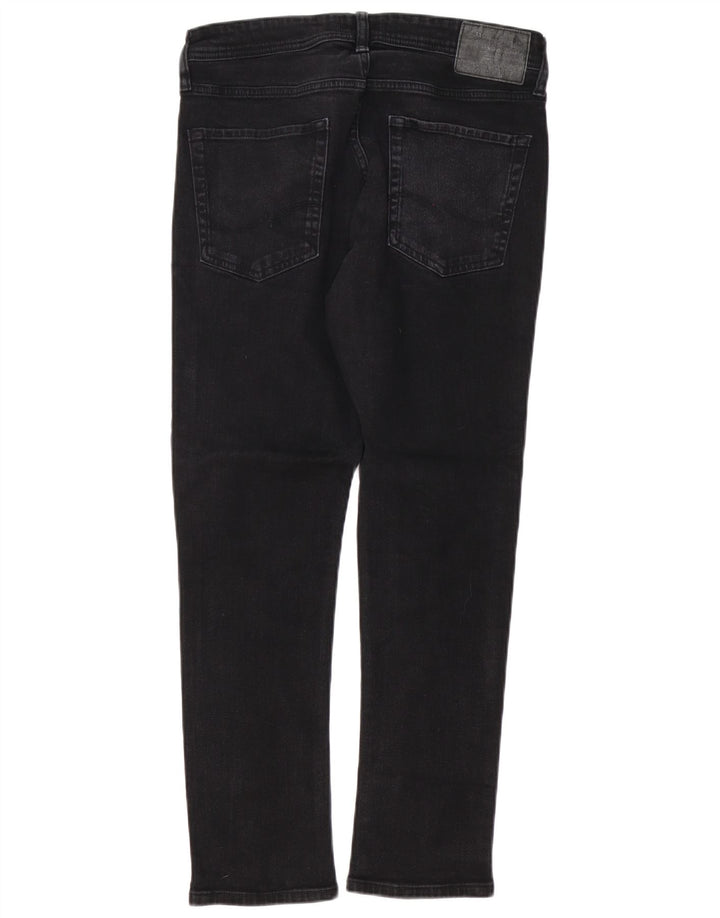 Jack & Jones Herre GLENN Slim Jeans W34 L30 Sort Bomuld