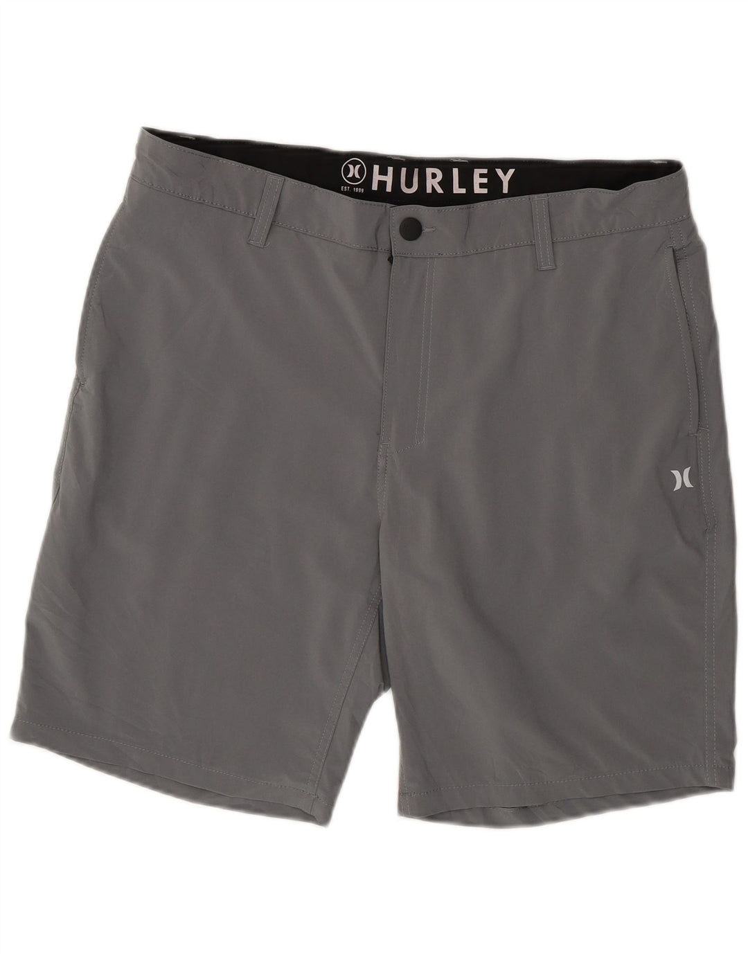 Hurley Herre Chino Shorts W36 Large Grå Polyester