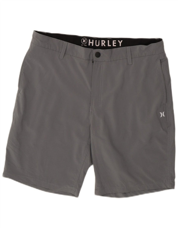Hurley Herre Chino Shorts W36 Large Grå Polyester