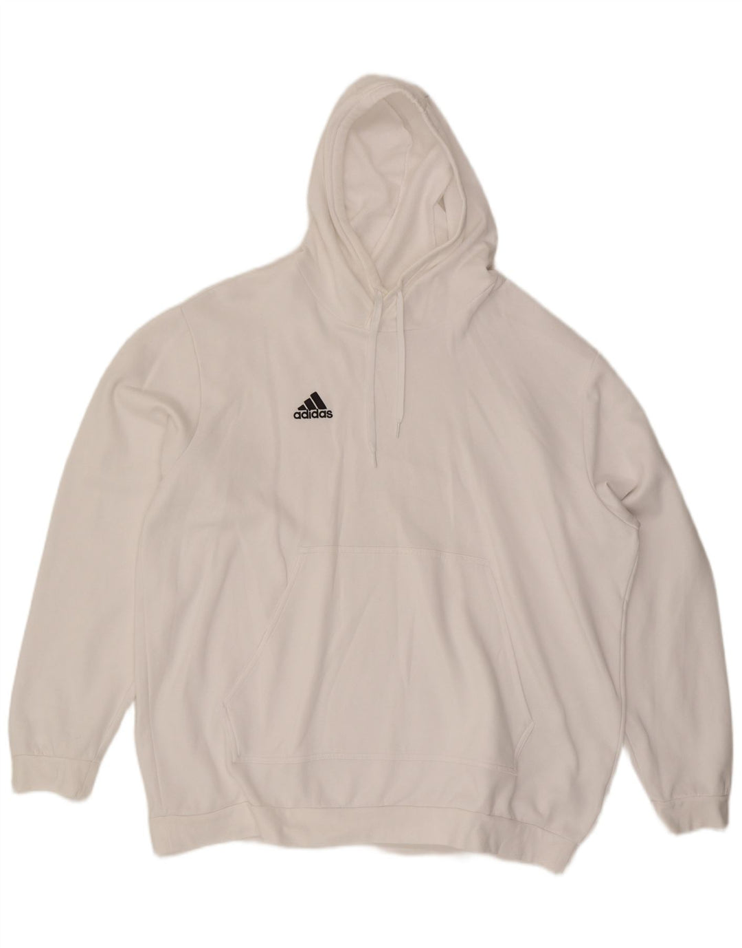 Adidas Hættetrøje til mænd 2XL Hvid bomuld