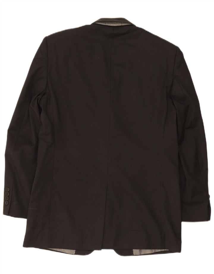 Pierre Cardin Herre 3-knaps Regular Fit Blazer Jacket UK 38 Medium Black