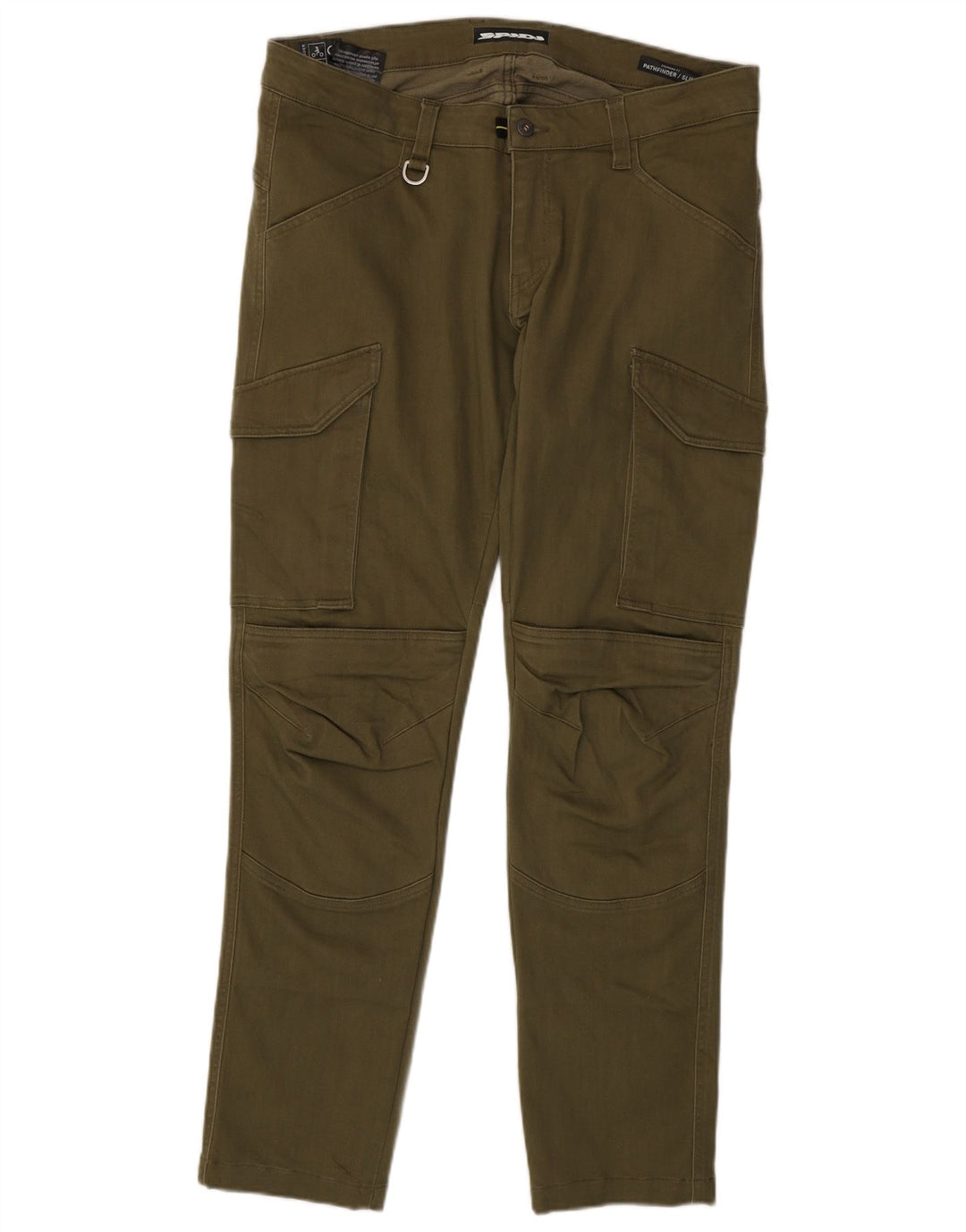 Spidi Herre Slim Cargo Bukser W36 L33 Khaki Bomuld