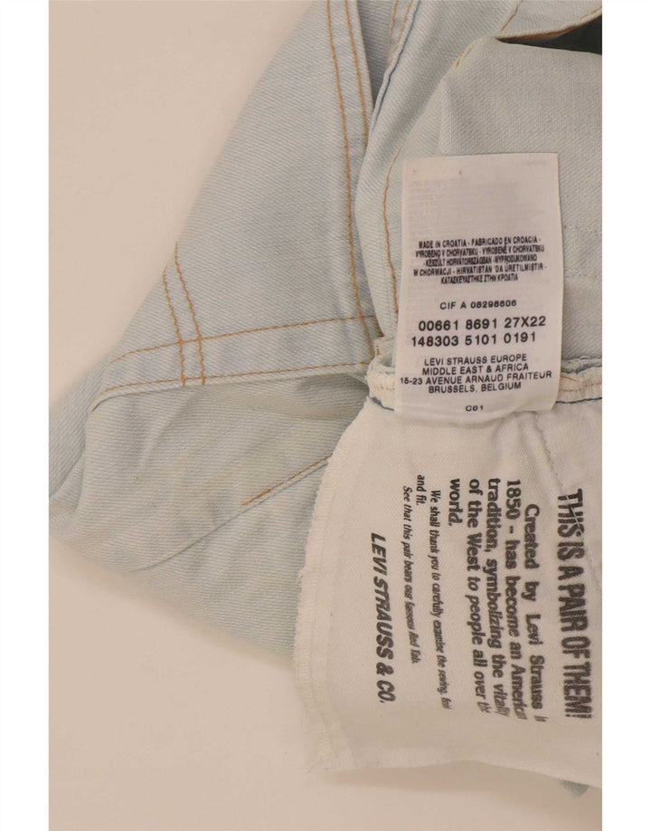 Levi's Dame Capri Jeans W27 L22 Blå Bomuld