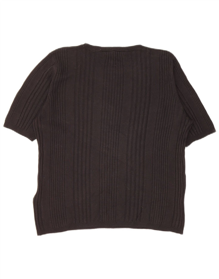 Marks & Spencer Dame sweater med rund hals DK 12 Medium Sort
