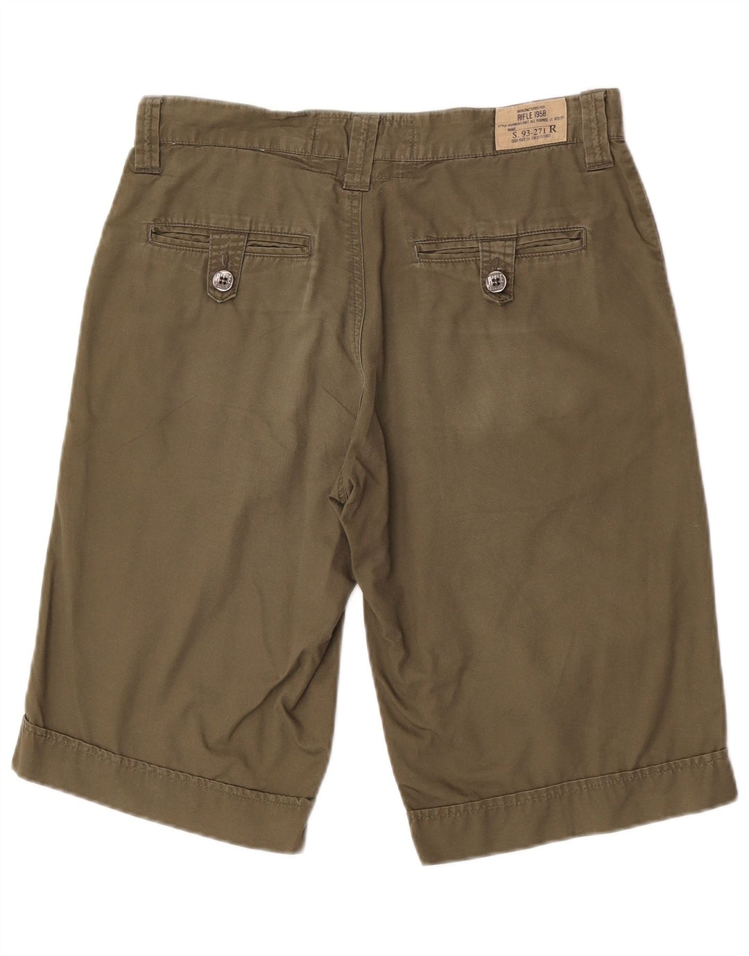 Rifle Herre Chino Shorts W31 Medium Khaki Bomuld