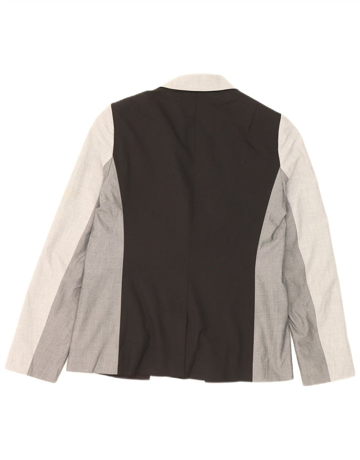 French Connection Dame Blazer Jacket UK 12 Medium Grey Classic
