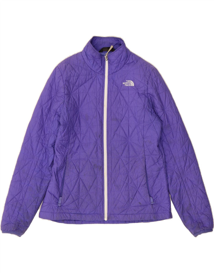 THE NORTH FACE Womens Quilted Jacket UK 16 Large Purple Polyester Vintage The North Face and Second-Hand The North Face from Messina Hembry 