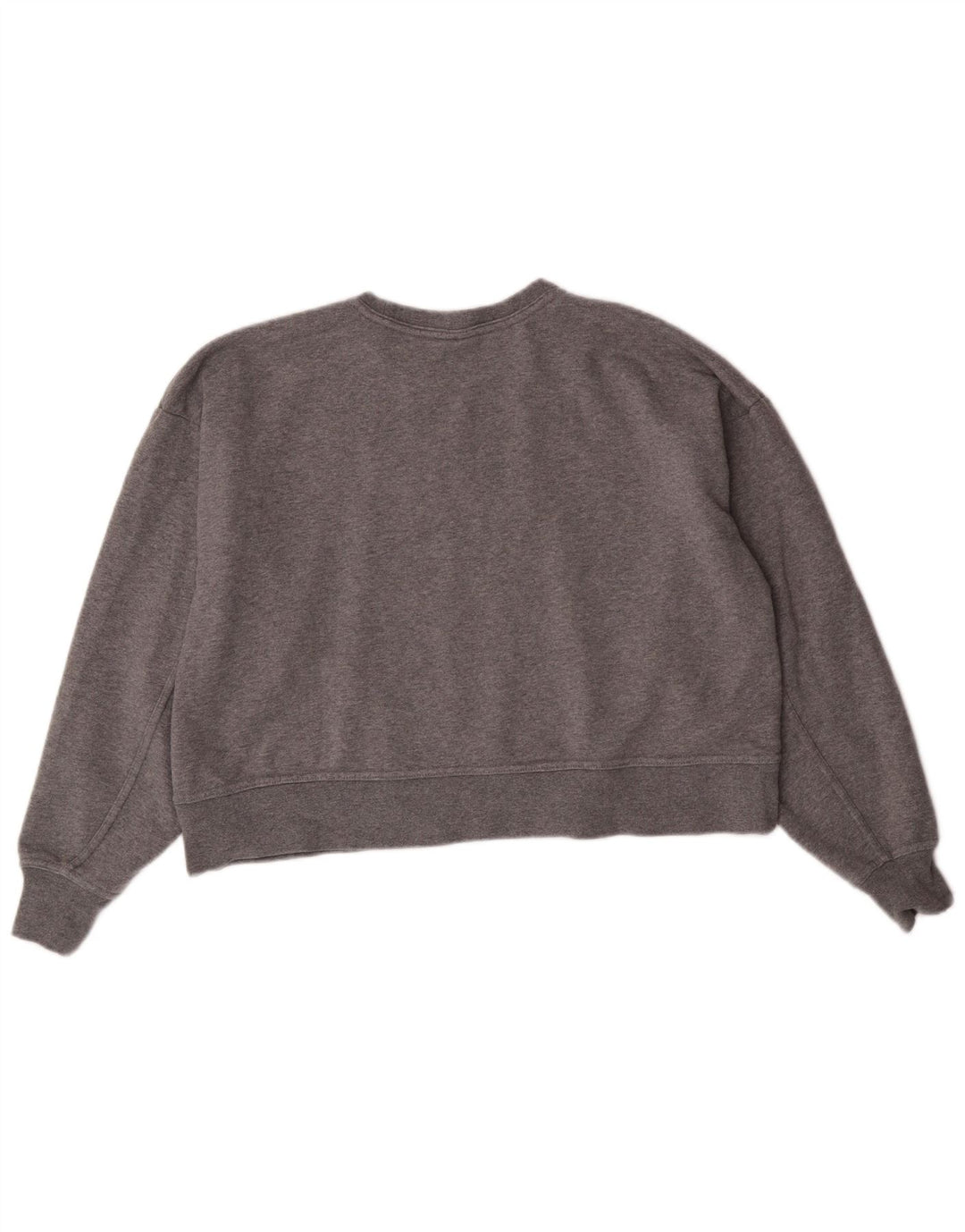 Nike Dame Dri Fit Grafisk Oversized Sweatshirt Jumper UK 10 Lille Grå