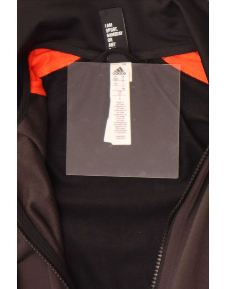 Adidas Træningsdragt til mænd Topjakke UK 36/38 Small Black Colourblock Polyester
