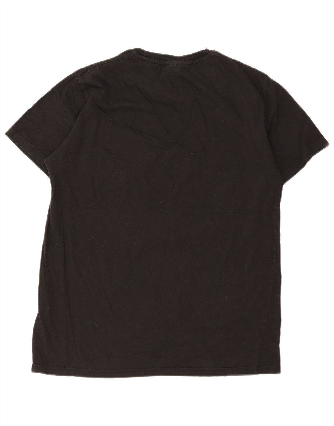 Pierre Cardin Herre T-Shirt Top Medium Sort Bomuld