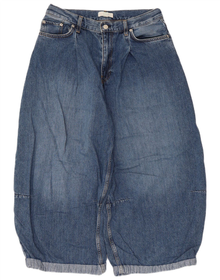 Cos Dame Harem Capri Jeans EU 38 Medium W30 L21 Blå Bomuld