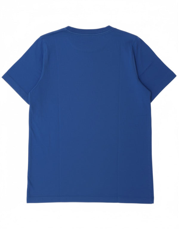 NIKE Grafisk T-shirt-top til drenge 13-14 år XL Blå bomuld