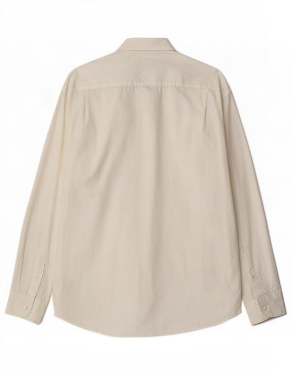 Hugo Boss Mens Shirt Size 42 16 1/2 Large White
