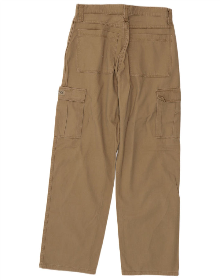 Wrangler Straight Cargo Bukser til mænd W30 L32 Beige Bomuld