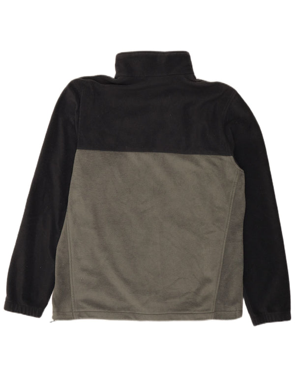 Columbia Herre Fleecejakke UK 40 Stor Grå Colourblock Polyester