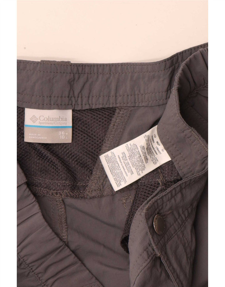 Columbia Herre Cargo Shorts W36 Large Grå Nylon