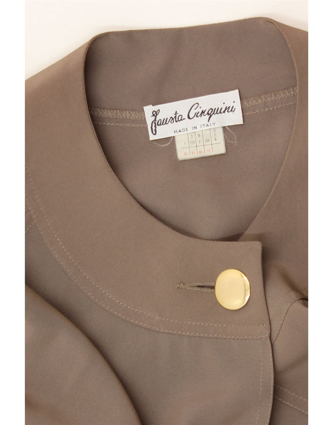 VINTAGE Womens Oversized Longline Cardigan Top UK 18 XL Grey Vintage Vintage and Second-Hand Vintage from Messina Hembry 