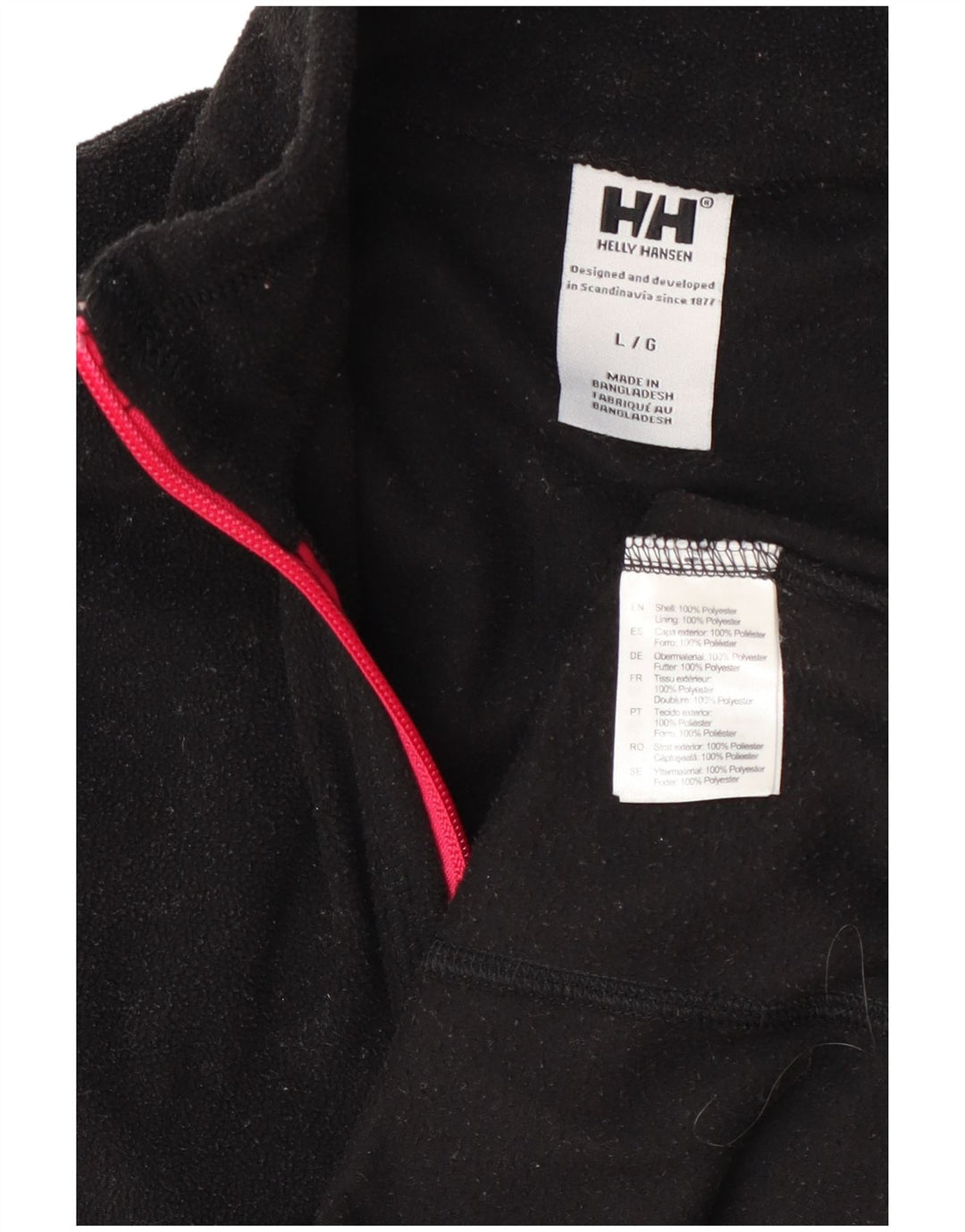 Helly Hansen Fleecejakke til kvinder UK 16 Stor Sort Polyester