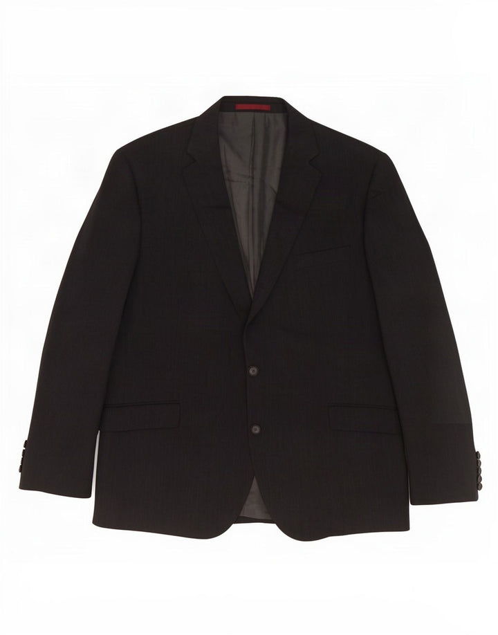 Marks & Spencer Herre 2-knaps blazerjakke UK 46 XL Grå Polyester