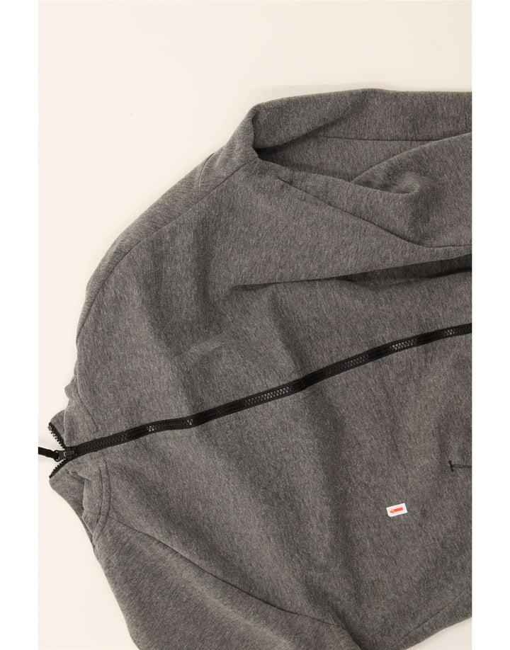 RUSSELL ATHLETIC Mens Zip Hoodie Sweater Medium Grey Polyester Vintage Russell Athletic and Second-Hand Russell Athletic from Messina Hembry 