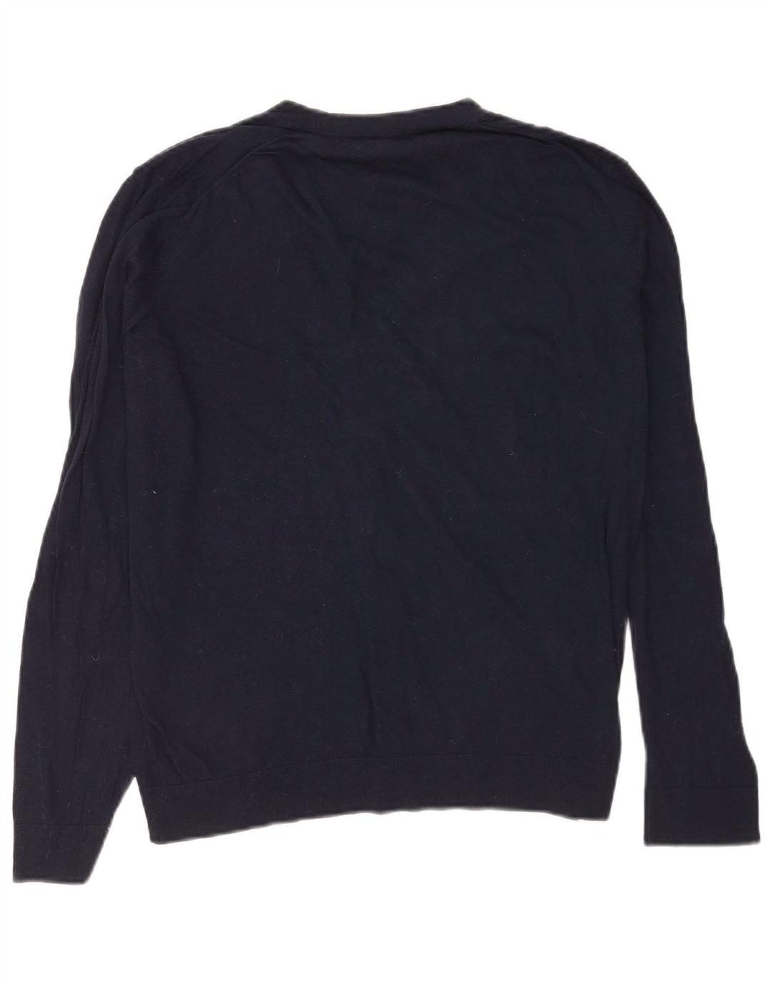 Benetton herre cardigan sweater lille marineblå