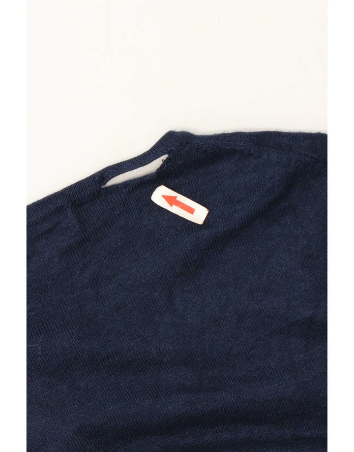 Marks & Spencer Dame Cardigan Sweater UK 12 Medium Navy Blue