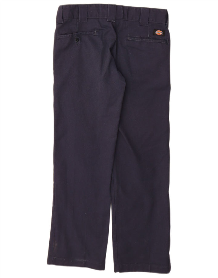 Dickies Herre Slim Straight Chino Bukser W29 L30 Navy Blue Polyester