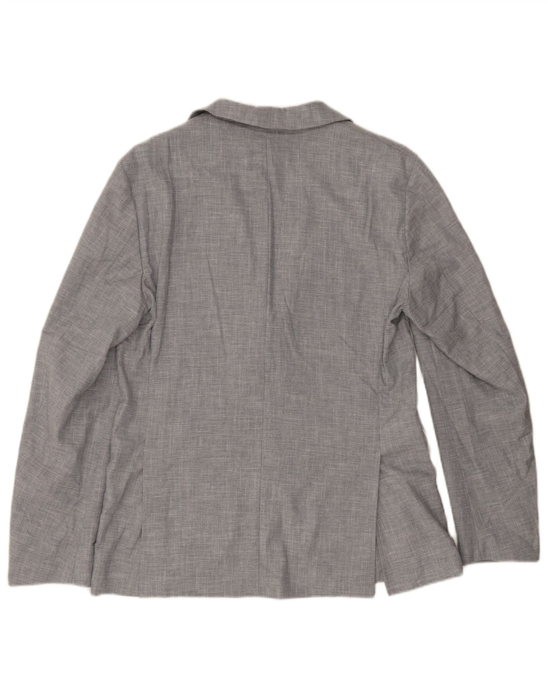 Zara Herre 2-knaps blazerjakke UK 40 Large Grå Houndstooth Polyester